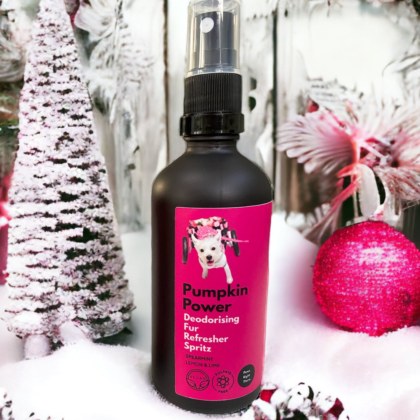 Pumpkin Power Fur Refresher Spritz- Spearmint, Lemon & Lime