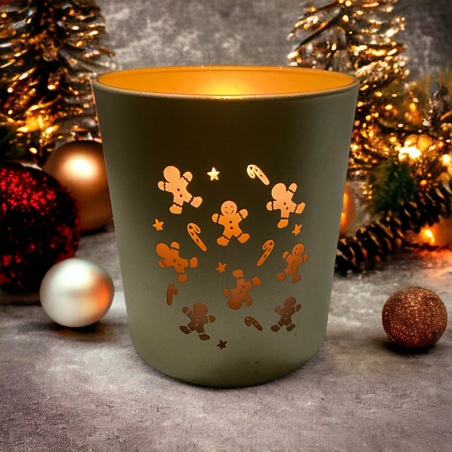 Gingerbread candle, pet friendly candle, Christmas candle, dog lover gift