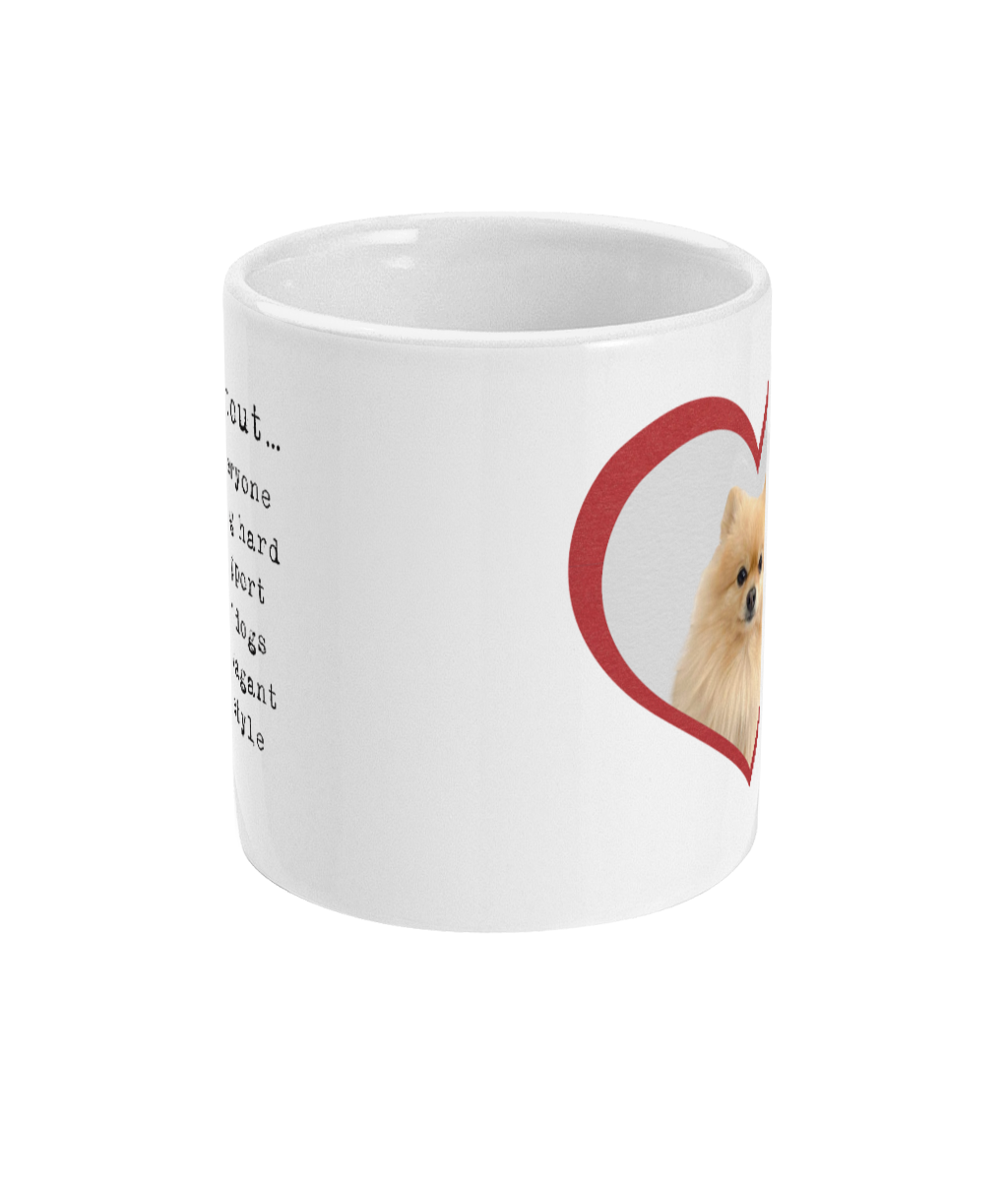 Personalised pet photo & 'shoutout slogan' mug