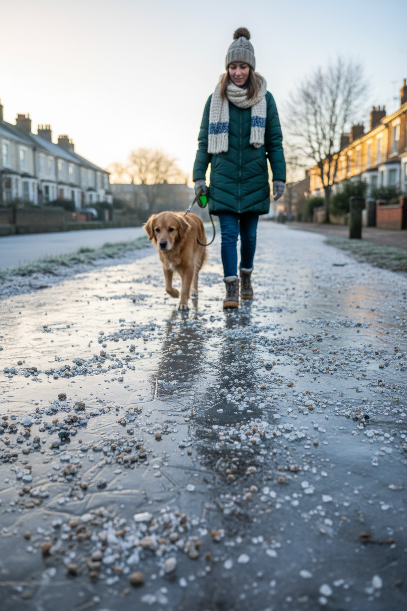 The Hidden Dangers of Winter Pavement Walks: Protecting Your Dog's Paws