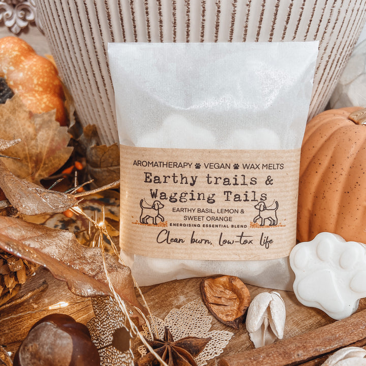 ‘Earthy Trails & Wagging Tails’ wax melts