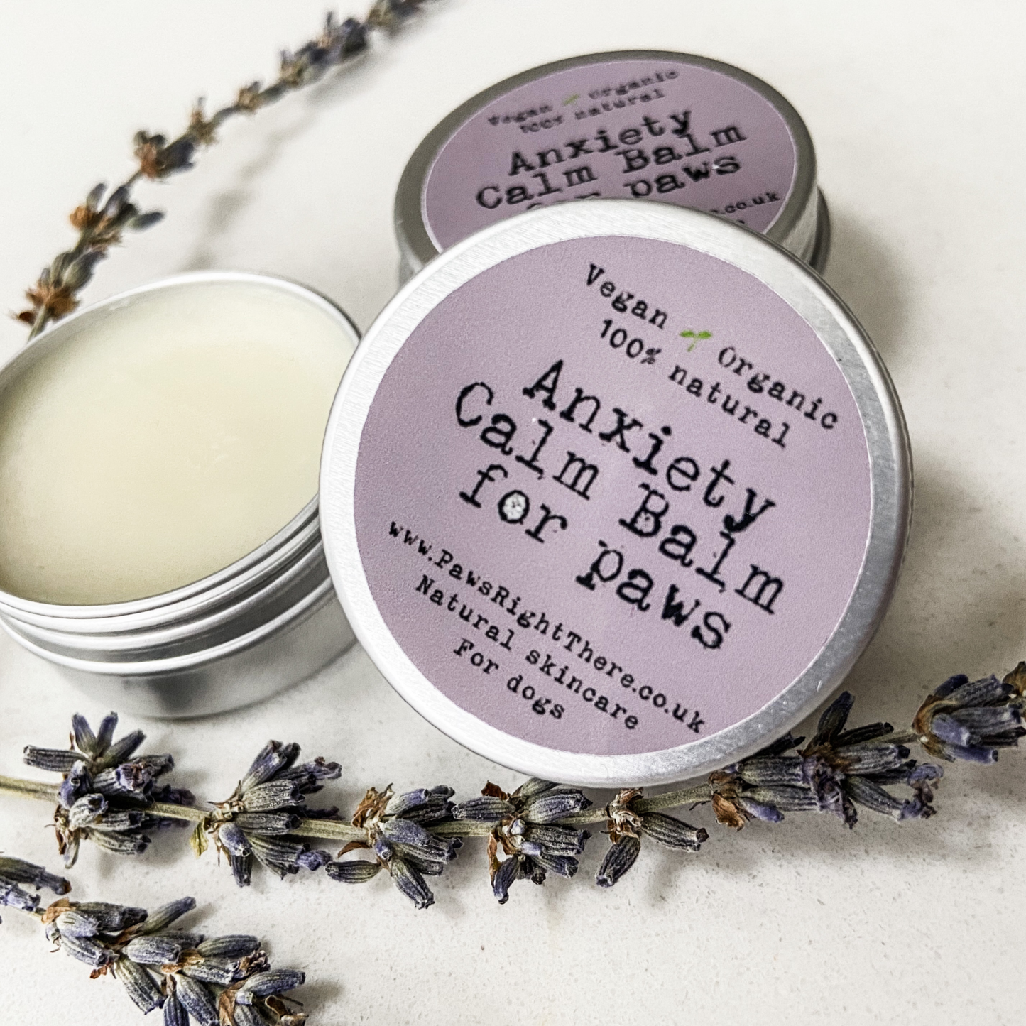 Paw Balm for ANXIOUS dogs, VEGAN, NATURAL, CRUELTY FREE