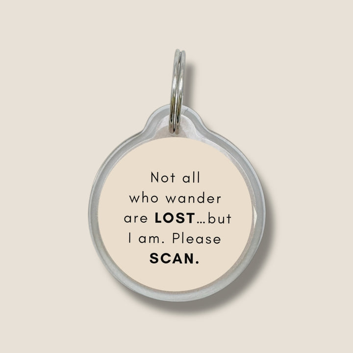 Smart QR Pet Tag - Got lost chasing squirrels