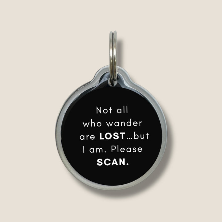 Smart QR Pet Tag - Got lost chasing squirrels