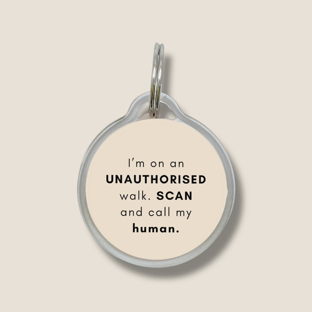 Smart QR Pet Tag - Got lost chasing squirrels