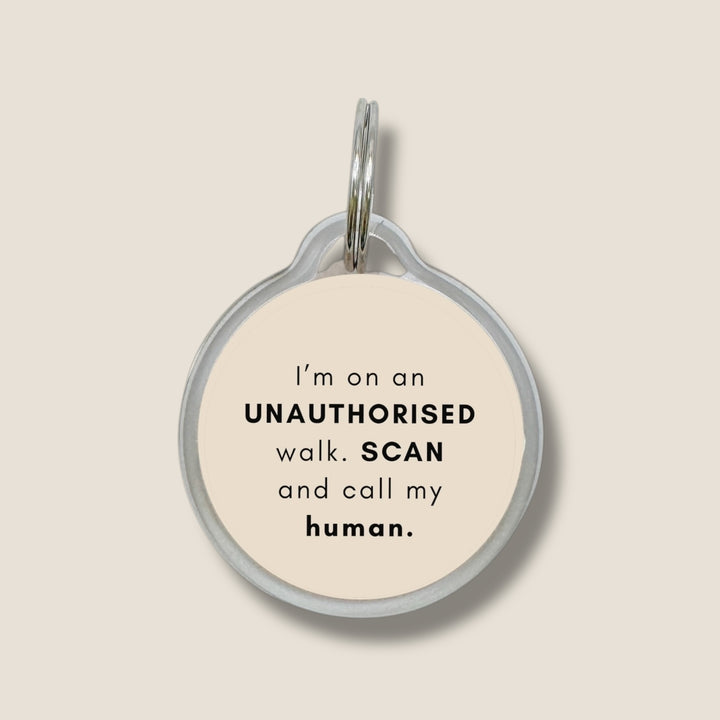 Smart QR Pet Tag - Got lost chasing squirrels