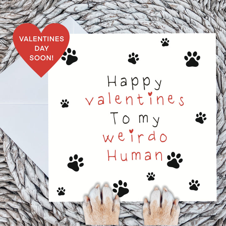 valentines card| valentines card off the dog | Valentines card for dog owner | Dog mum | Dog Dad