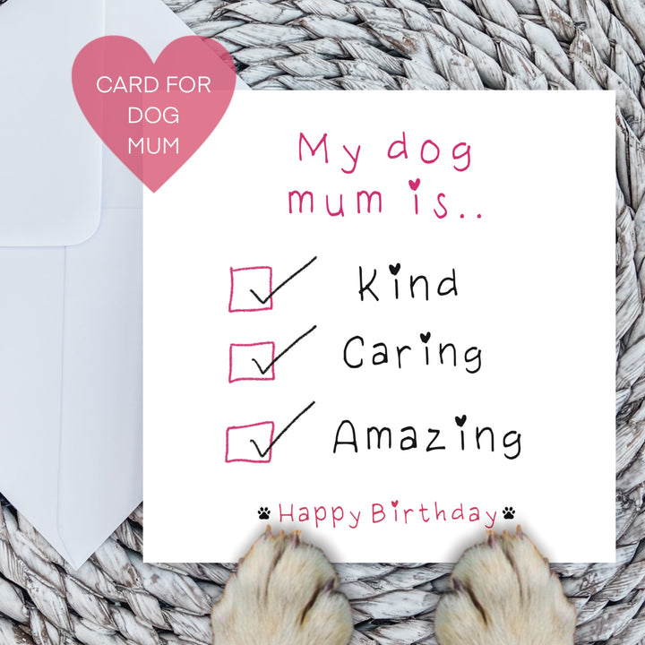 My dog mum is…card