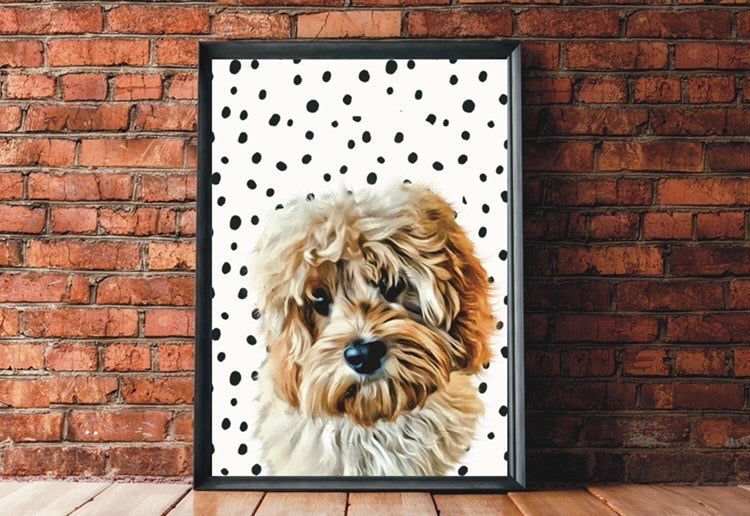 Pet Portraits from Photos - Portrait of Your Dog | Paws Right There